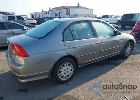 2004 Honda Civic Lx z USA, uszkodzony, nr VIN 2HGES16594H542841
